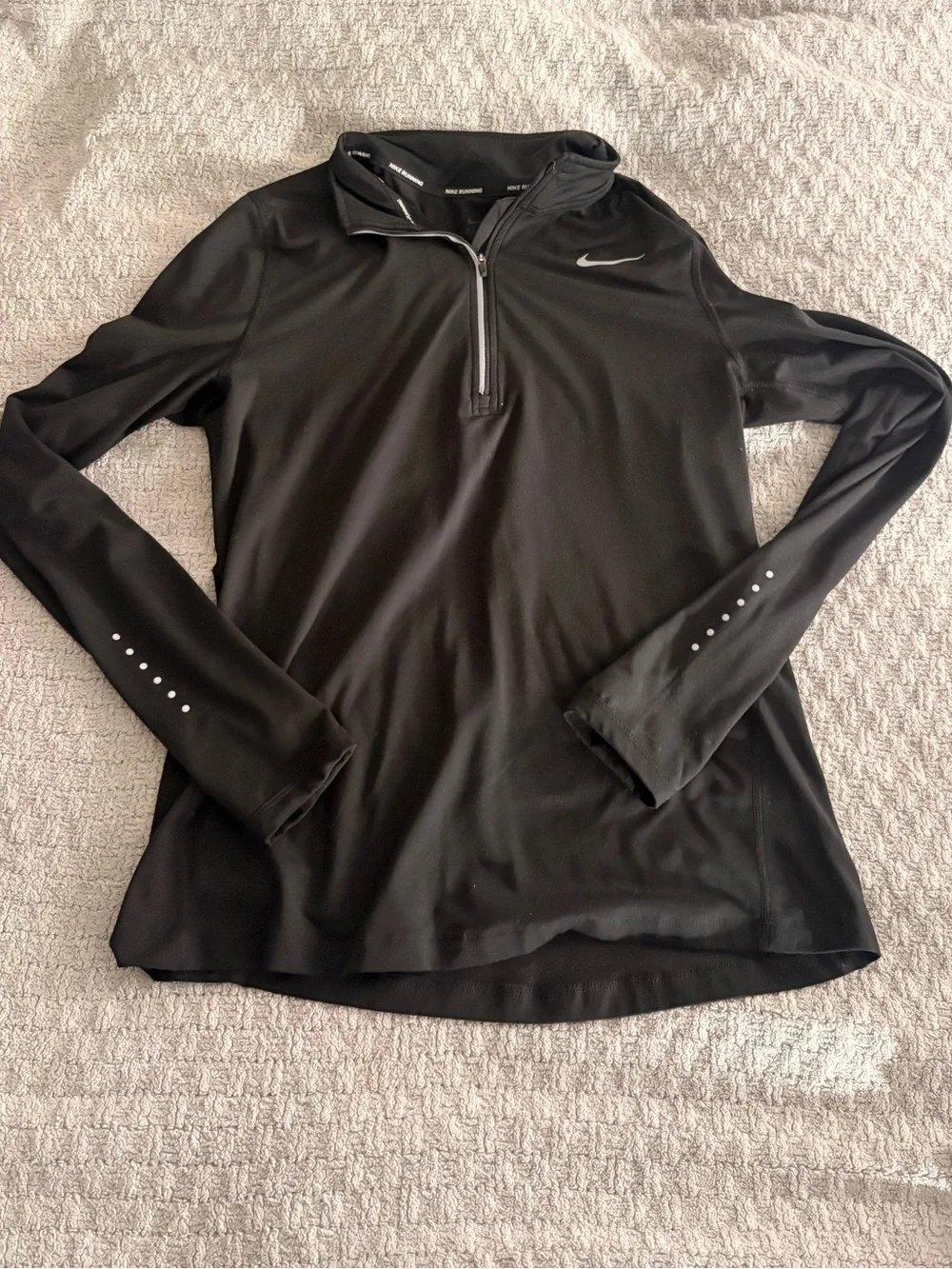 Nike Women's Black Quarter-Zip Performance Pullover